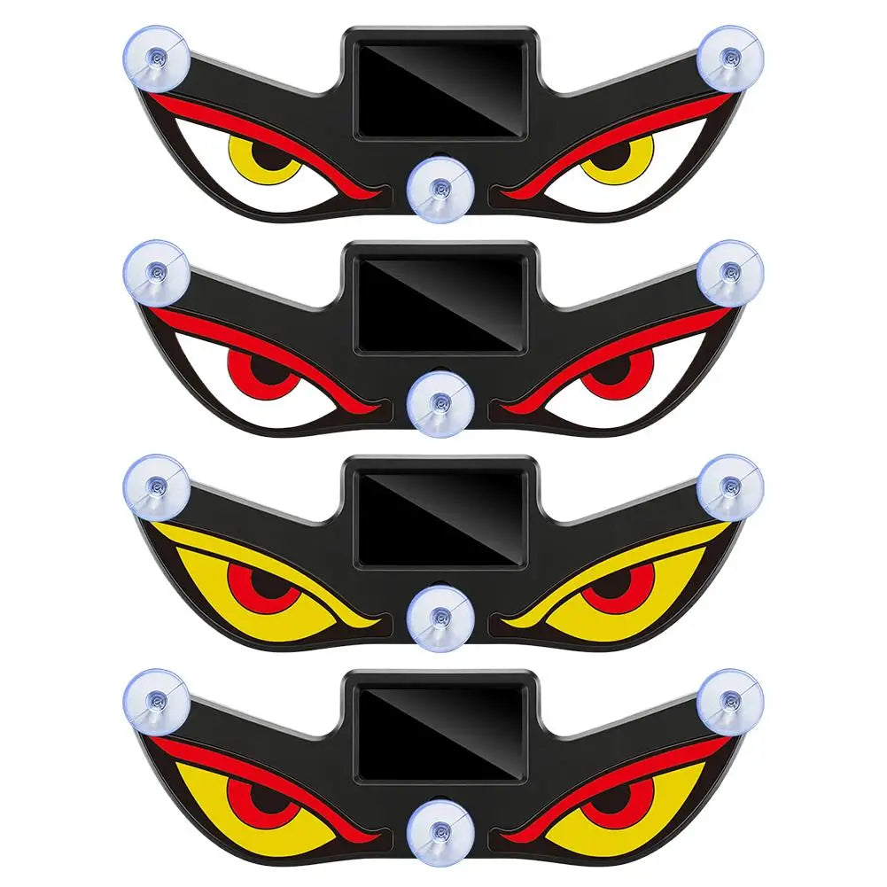 Solar LED Devil Eyes Car Atmosphere Light | Type-C Charging