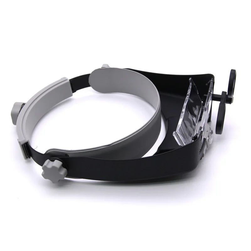 Head Magnifier with 2 LED Lights – Hands-Free HD Magnifying Glass