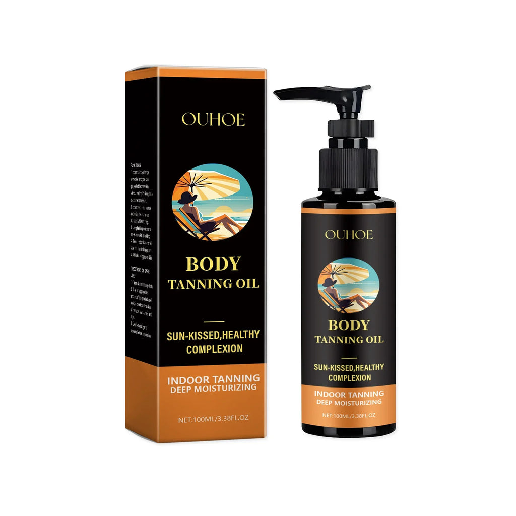Moisturizing Tanning Oil for Natural Bronze Glow | 100ml