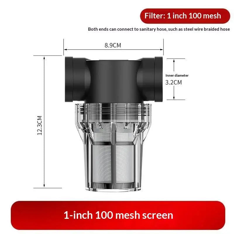 Garden Irrigation Prefilter 1/2" 3/4" 1" | Drip & Sprinkler System