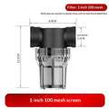 Garden Irrigation Prefilter 1/2" 3/4" 1" | Drip & Sprinkler System
