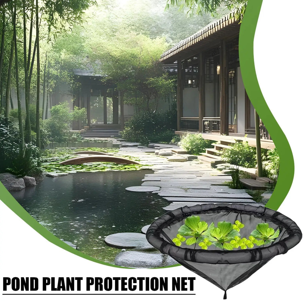 Floating Plant Barrier – Round Fine Mesh Fish Guard for Ponds