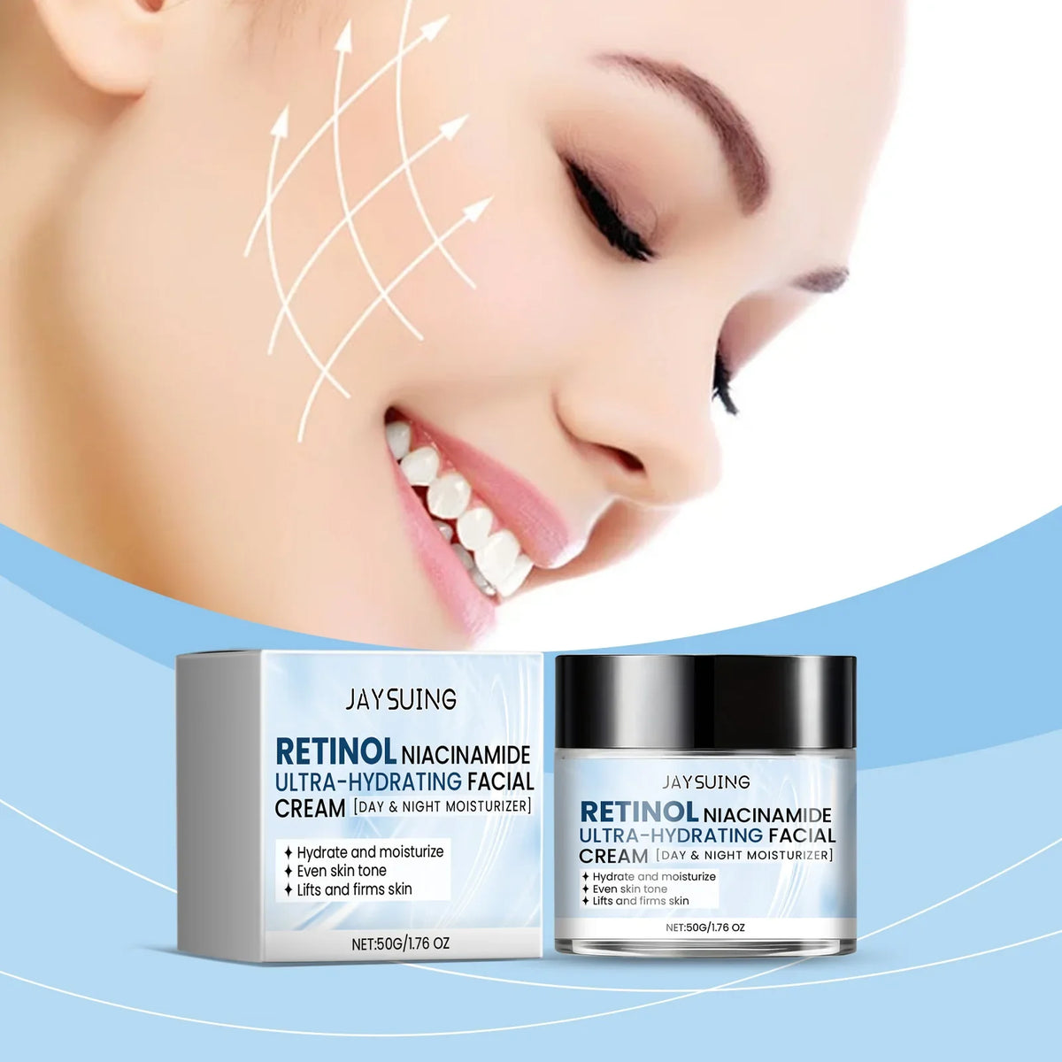 Jaysuing Nicotinamide Face Cream – Brightening & Hydrating
