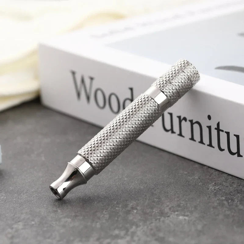 YAQI Polished Titanium Safety Razor Handle for Men