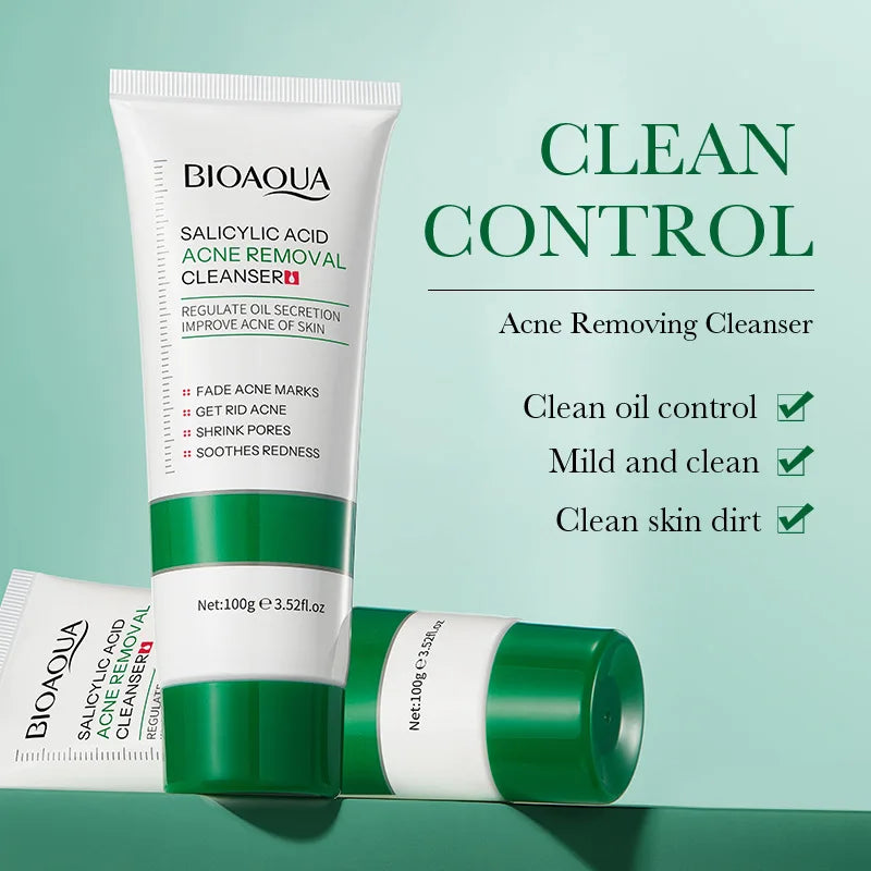 BIOAQUA Salicylic Acid Face Wash – Acne & Oil Control 100g