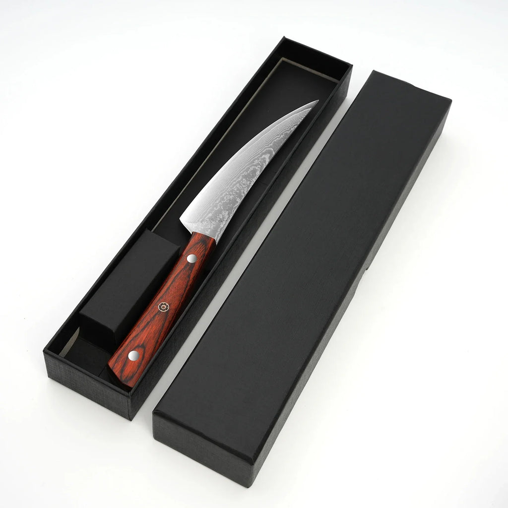 5.5" Damascus Steel Japanese Chef's Knife | Boning Knife