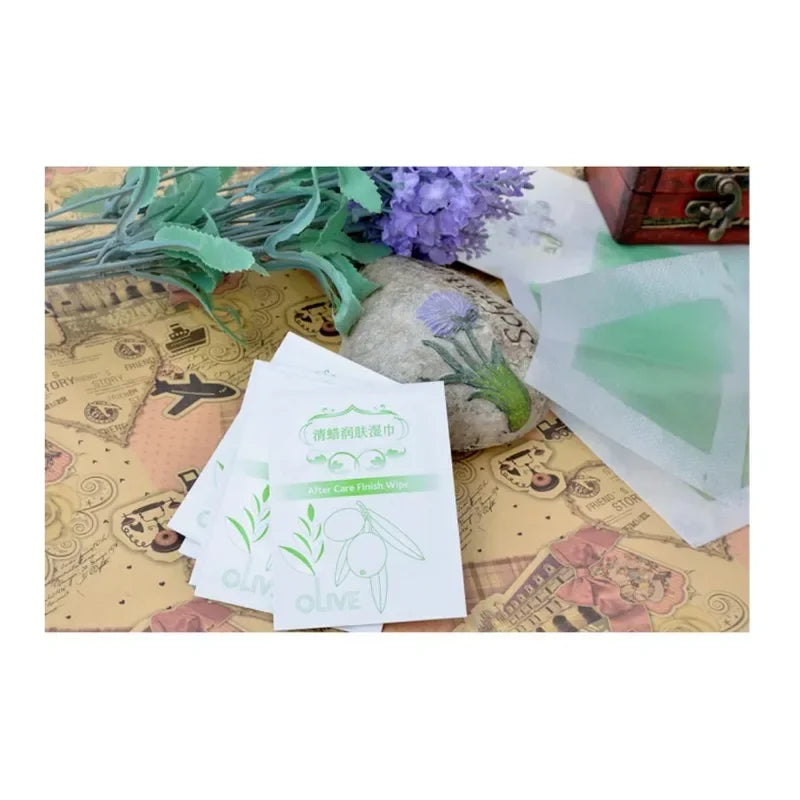 10 Pcs Disposable Non-Woven Wax Strip Papers for Hair Removal