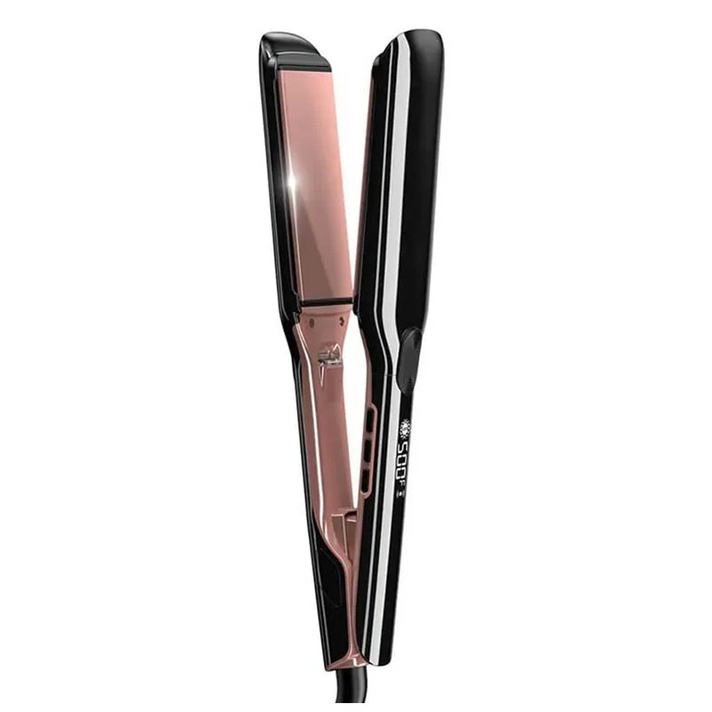 Wide Plate Ceramic Negative Ion Hair Straightener | Salon Flat Iron