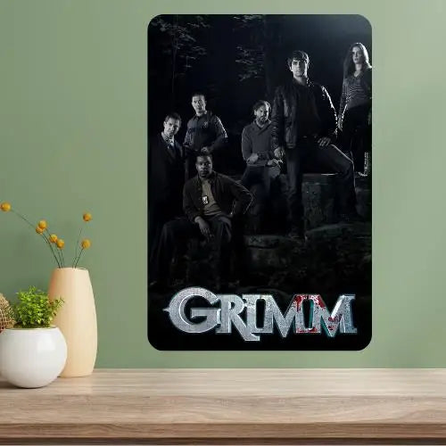 Grimm TV Show Metal Poster Sign – Vintage Aluminum Wall Art