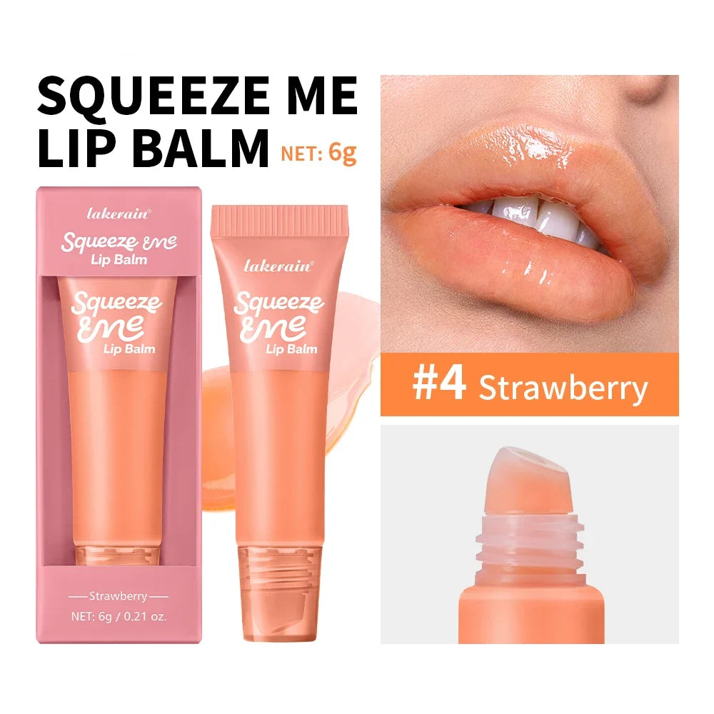 Hydrating Lip Gloss with Hyaluronic Acid | Sheer Strawberry Balm