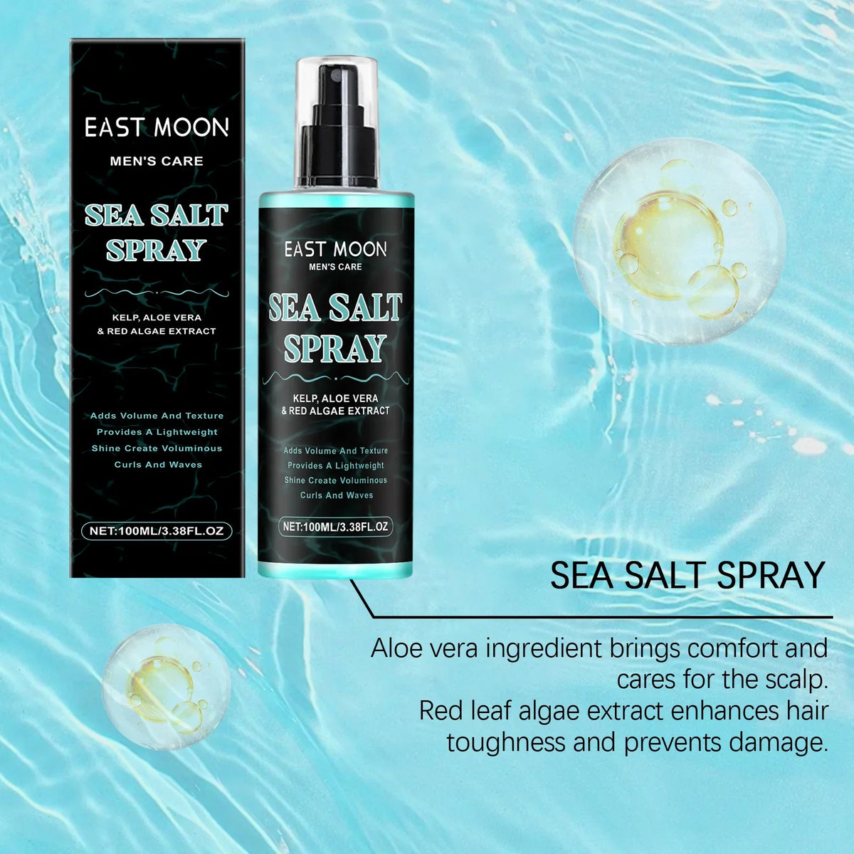 Sea Salt Styling Spray – Strong Hold, Volume & Texture 100ml