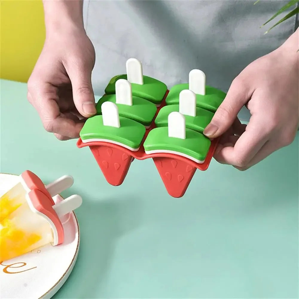 Watermelon Ice Cream Mold – DIY Popsicle Mould with Lid