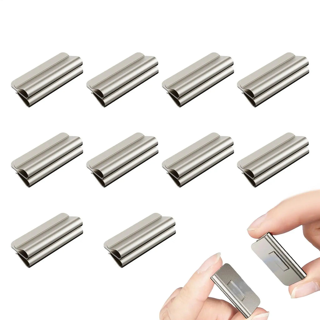 10 Pairs Magnetic Curtain Clips Strong Drapery Closure No-sew Window