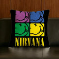 Nirvana Grunge Linen Cushion Cover | Sofa & Bedroom Decor
