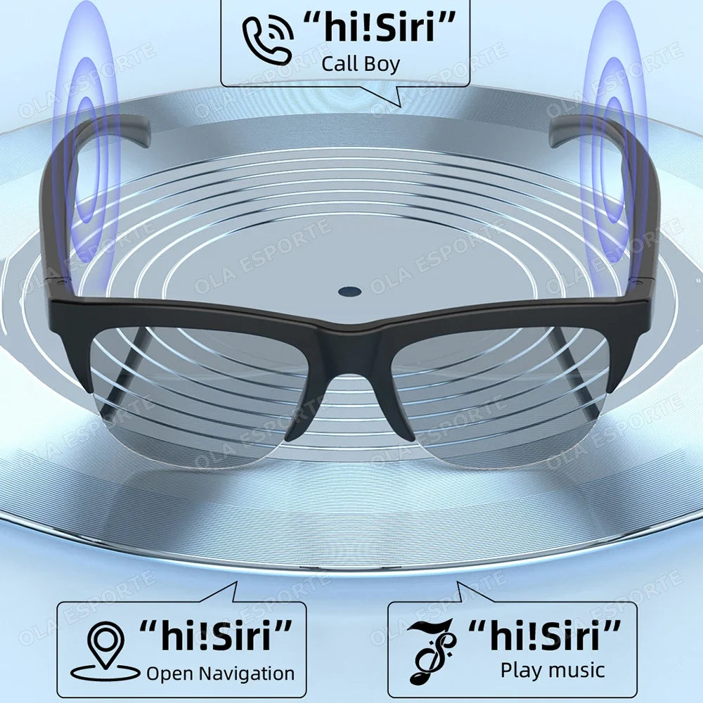 Bluetooth 5.3 Smart Audio Sunglasses – UV & Hands-Free Calls