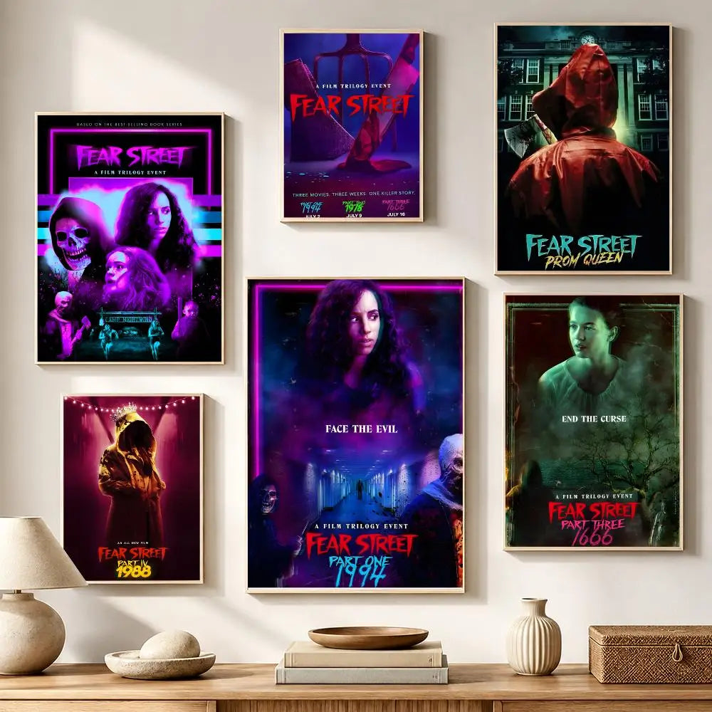 Fear Street Horror Movie Poster – HD Waterproof Wall Sticker