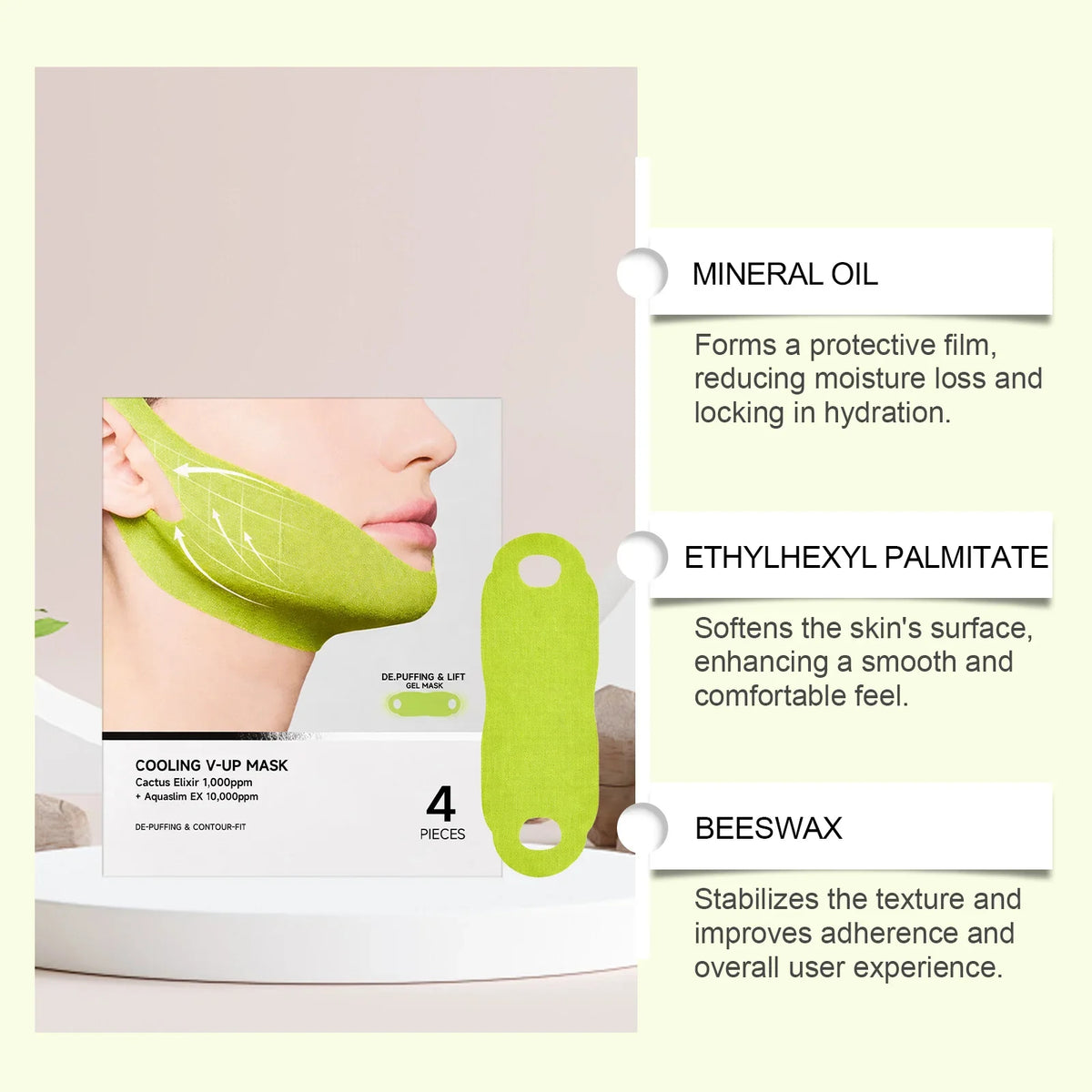 Hoygi V-Up Face Lifting Mask – Chin Firming & Jawline Contour