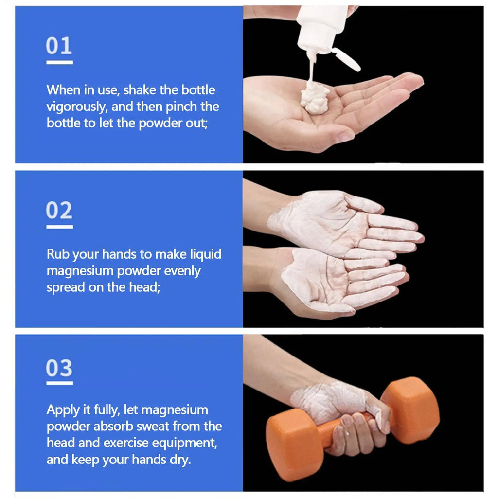 Liquid Chalk Grip Powder – Anti-Slip Gym & Climbing Chalk