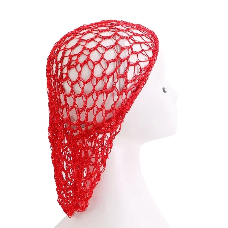 Women's Mesh Crochet Turban Beanie | Sleep Cap & Snood Hat