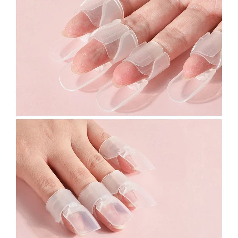 10-Piece Nail Polish Protector Clips | DIY Manicure Tool Set