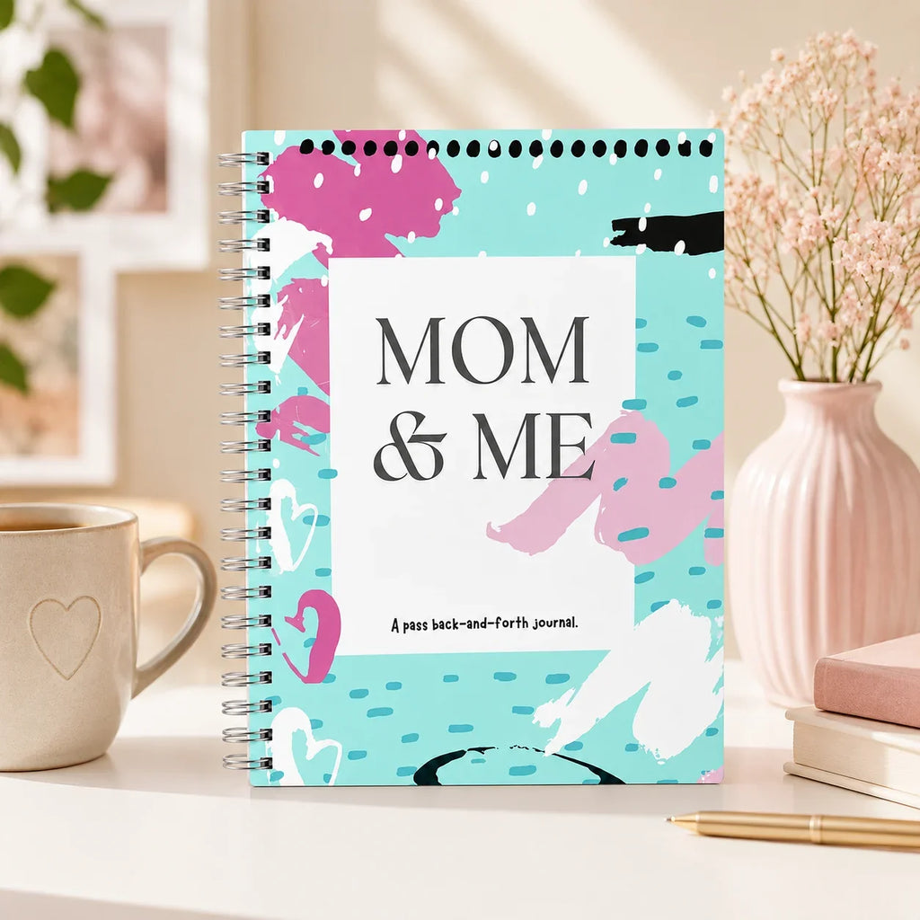 Mom Me Spiral Bound Journal Shared Writing Notebook Mother Daughter