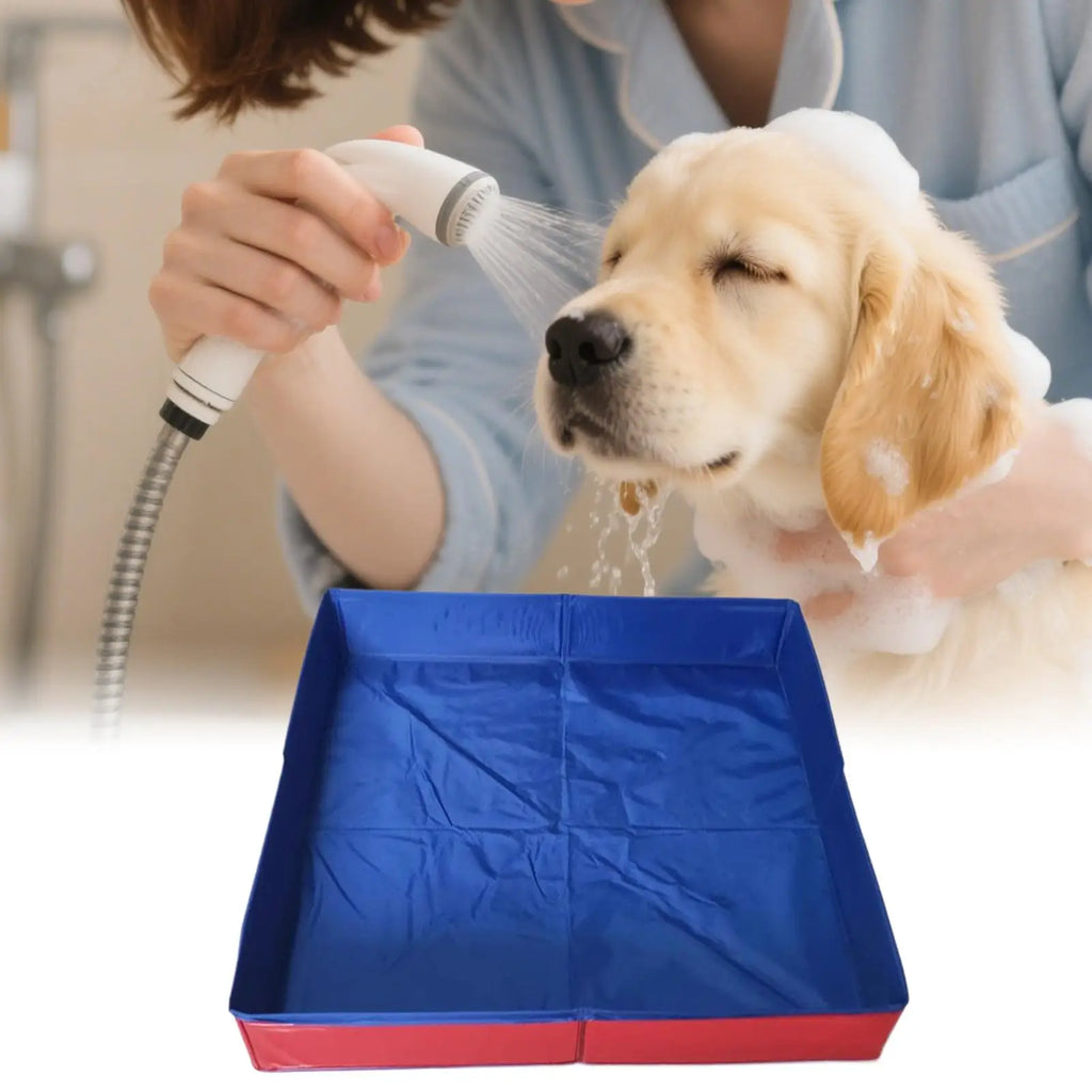 Dog Kiddie Pool PVC Folding Swimming Non-inflatable Save Space Pet