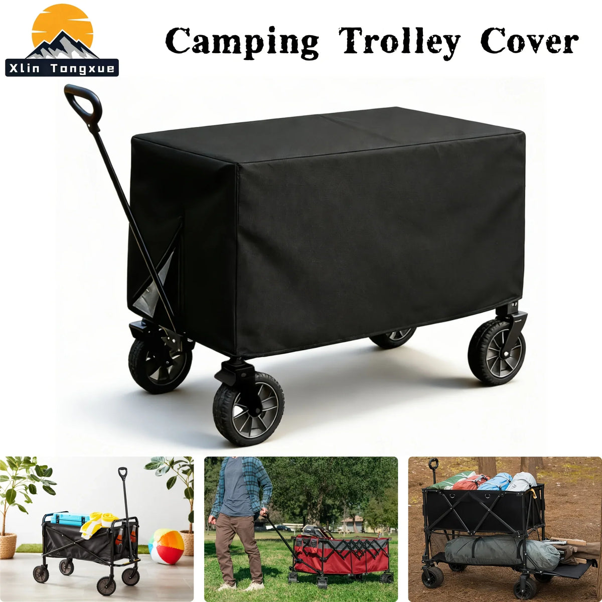 Multi-purpose Folding Trolley Cover Suitable Most Outdoor Trolleys