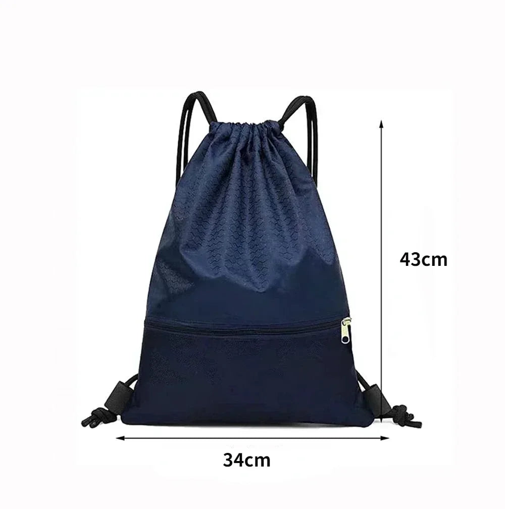 Sport 5 Drawstring Pocket Simple Backpack Men's Women's Fitness