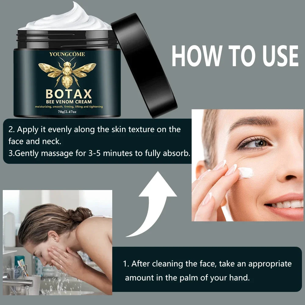 YOUNGCOME Bee Venom Cream Hydrating Face Smooth Firm Skin Lifting