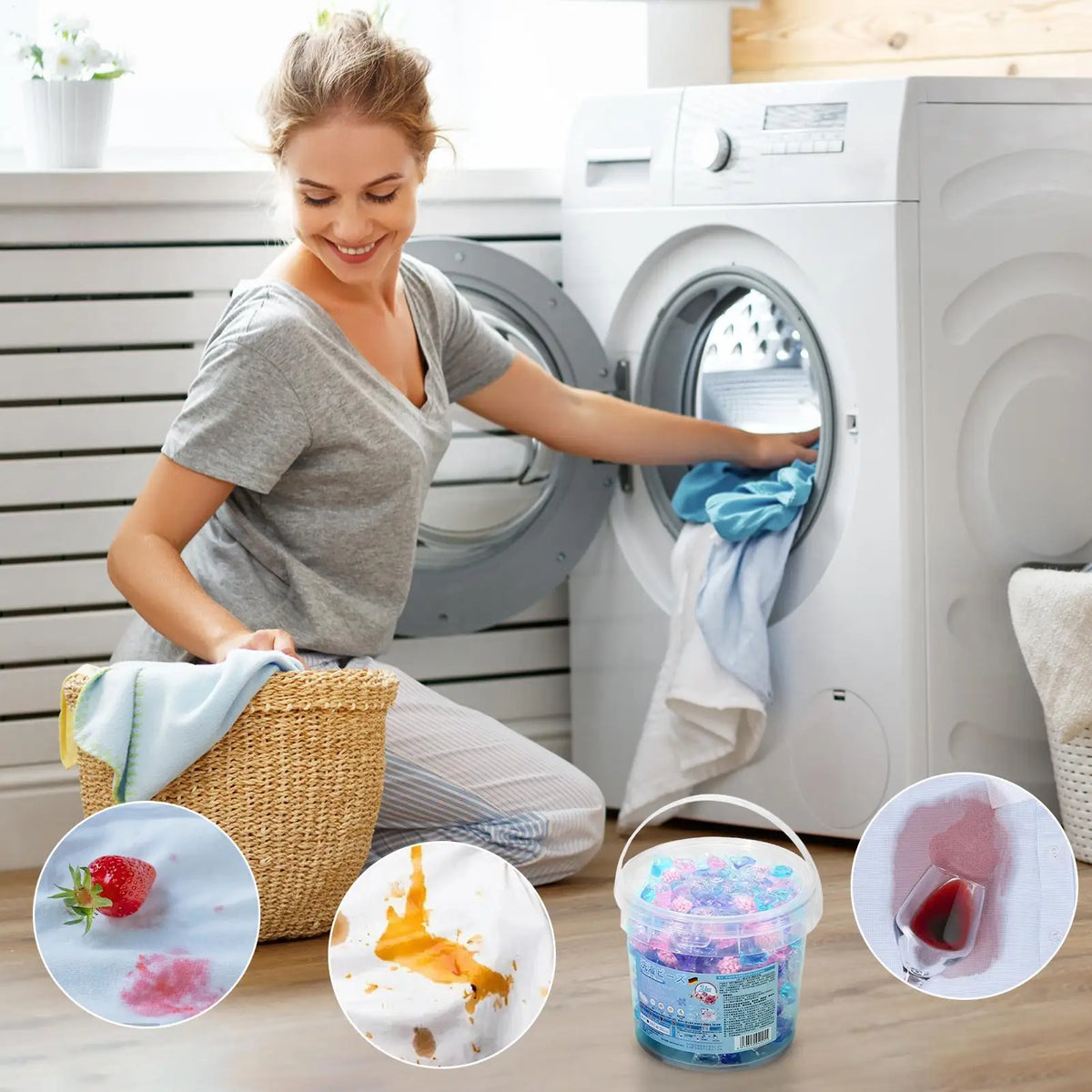 5-in-1 Fragrance Laundry Detergent Pods – 70 Count