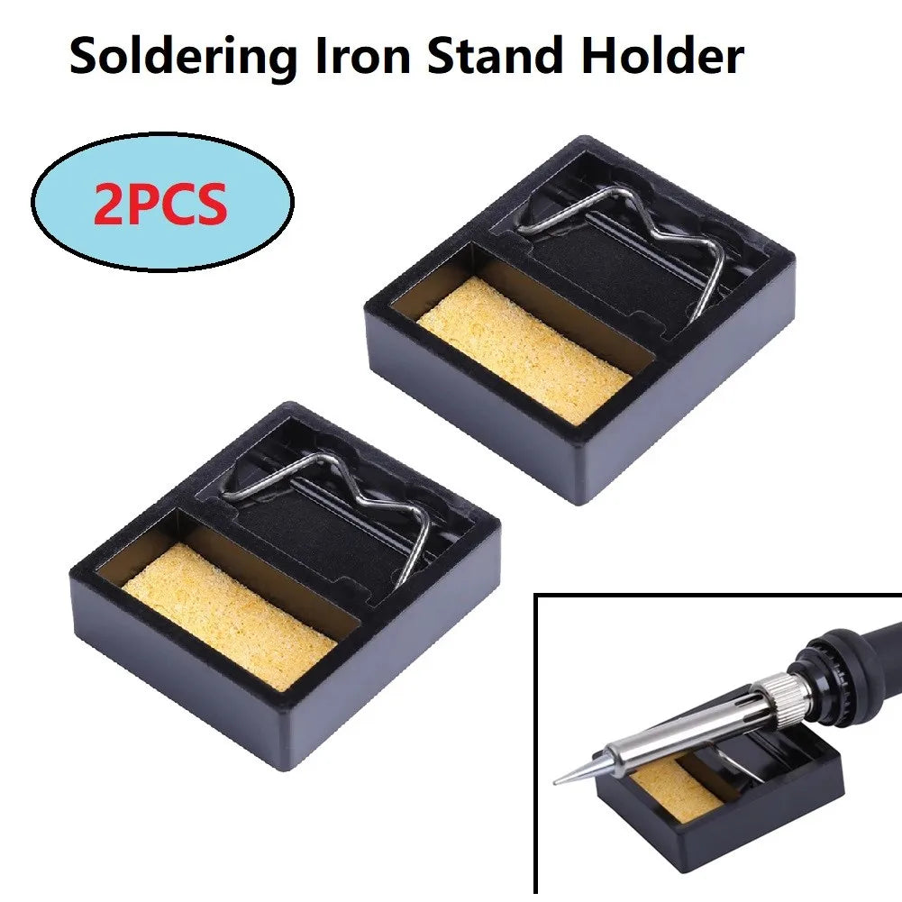 Mini Soldering Iron Stand Holder Welding Solder Clean Sponge BGA