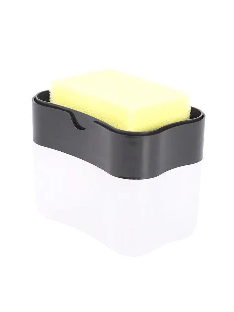 Kitchen Soap Dispenser Box – One-Hand Press Pump | PP Plastic