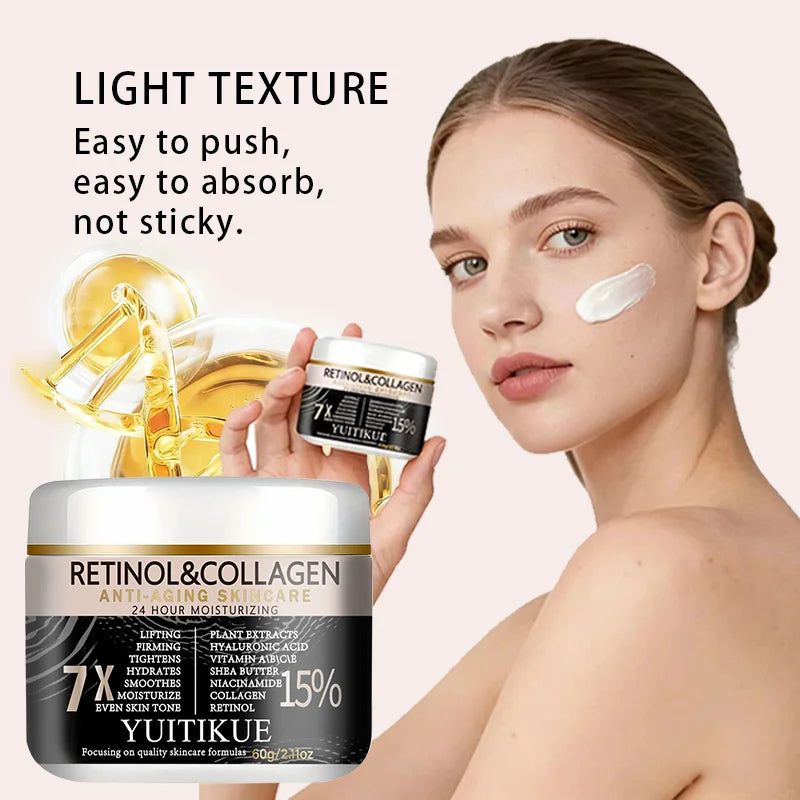 YUITIKUE Retinol Collagen Face Cream – Anti-Aging & Hydrating