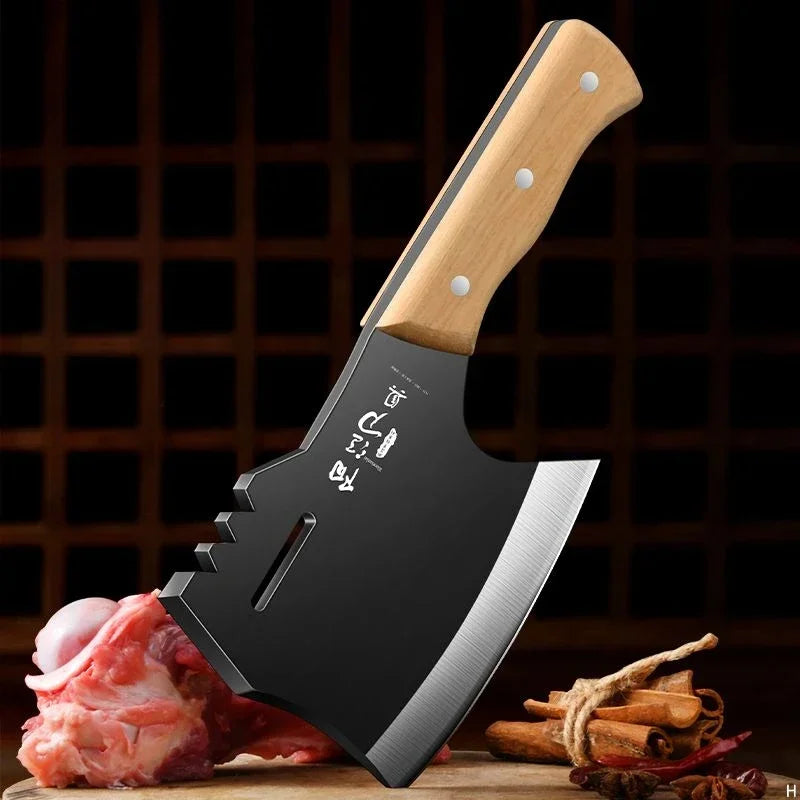 Heavy-Duty Bone Chopper Cleaver – Stainless Steel Butcher Knife