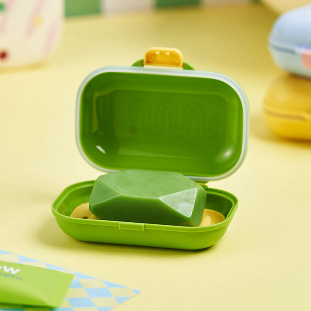 Portable Soap Dish with Lid – Leakproof Travel Soap Box