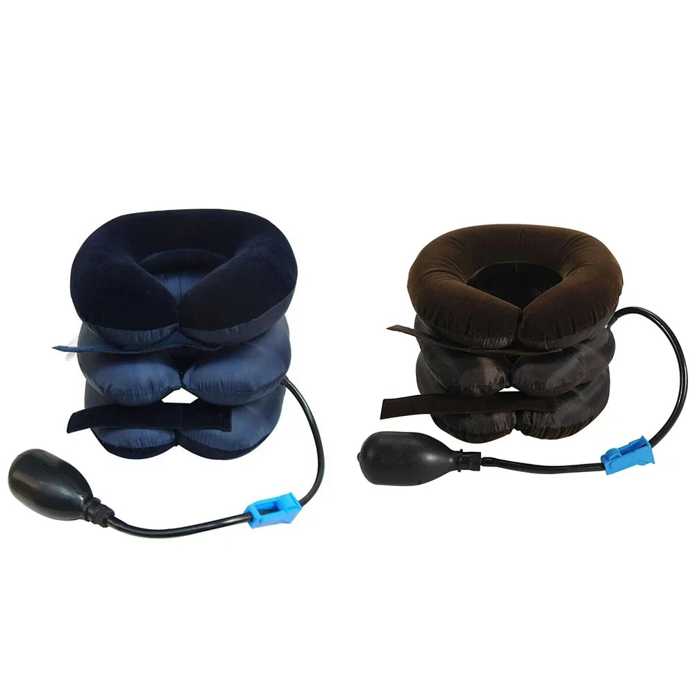Inflatable Neck Stretcher – 3-Tube Cervical Traction Support Brace
