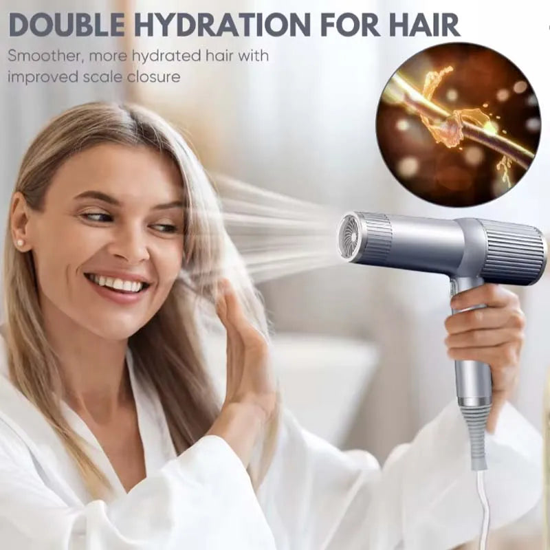 700W Ionic Hair Dryer with Diffuser | One-Touch Cool Shot