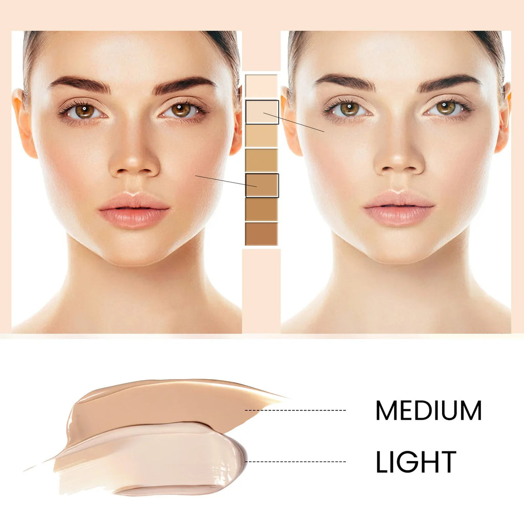 EELHOE CC Foundation Cream – Full Coverage & Brightening 30ml