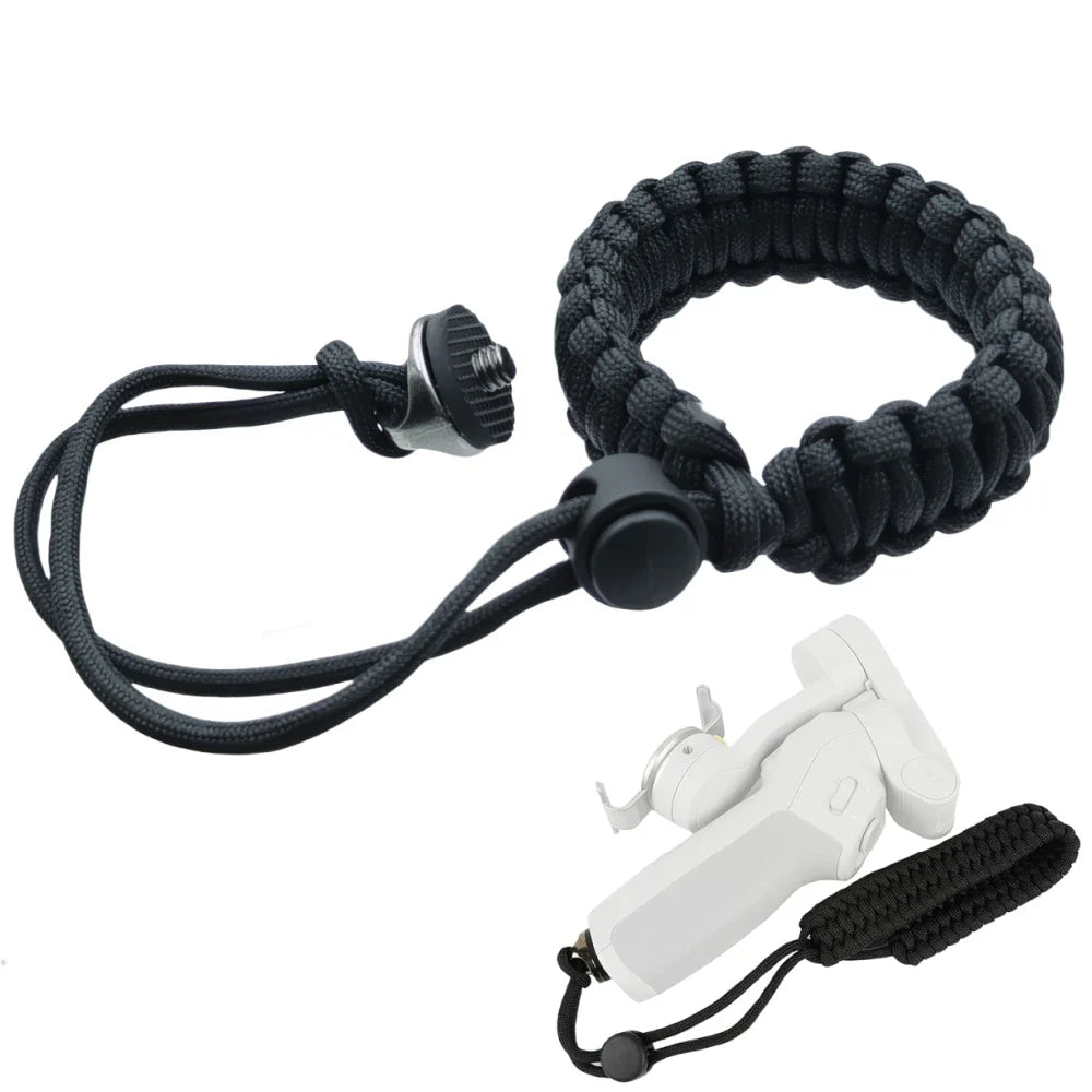 Nylon Camera Wrist Strap with 1/4" Screw – Insta360, DJI, GoPro