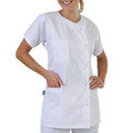 Women's Nurse Scrub Top | Multi-Pocket Medical Uniform Shirt