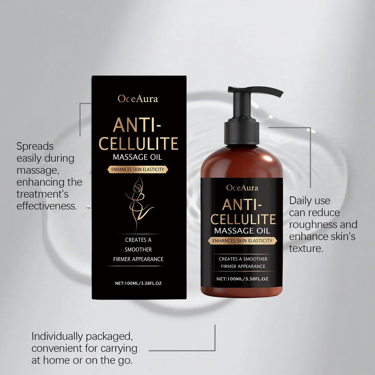 Body Firming Oil Anti Cellulite Improve Sagging Tightening Nourishing