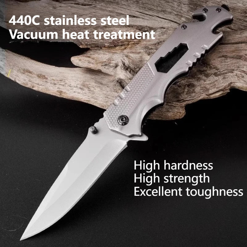 Folding Pocket Knife – Sharp Stainless Steel Fruit & Meat Blade