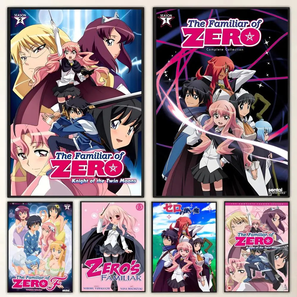 The Familiar of Zero HD Poster – Anime Wall Art Decor