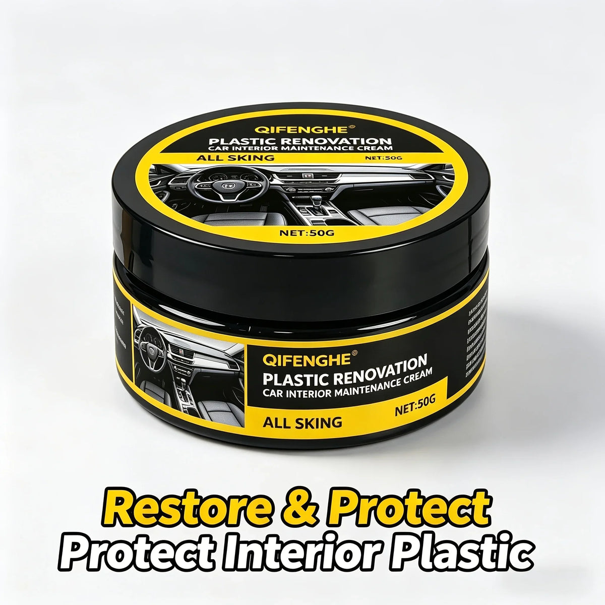 QIFENGHE Plastic Renovation Cream – Car Trim Restorer