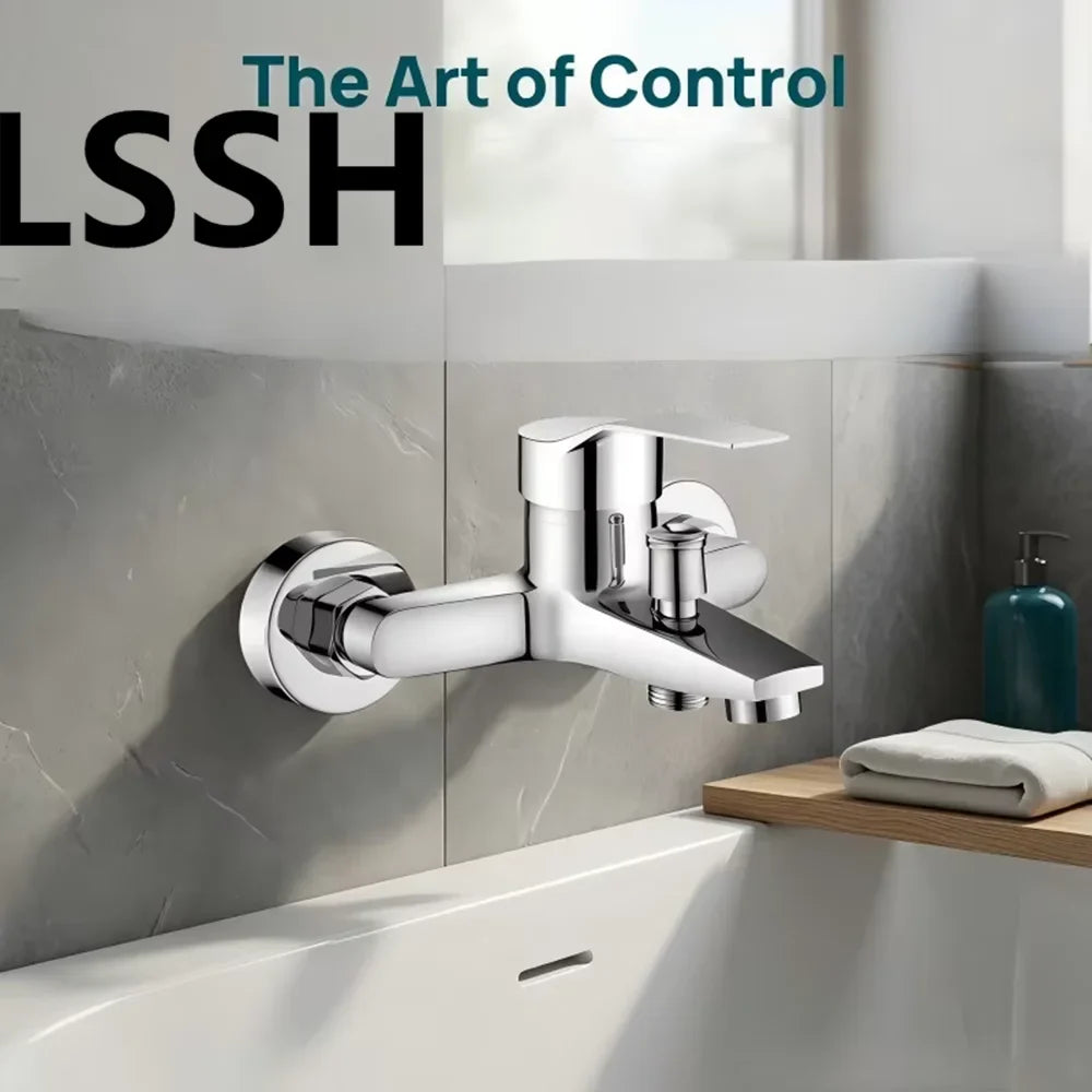 Wall Mounted Shower Faucet Hot Cold Mixing Valve | YANKE
