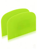 2-Pack Flexible Plastic Dough Scraper & Bowl Cutter Set