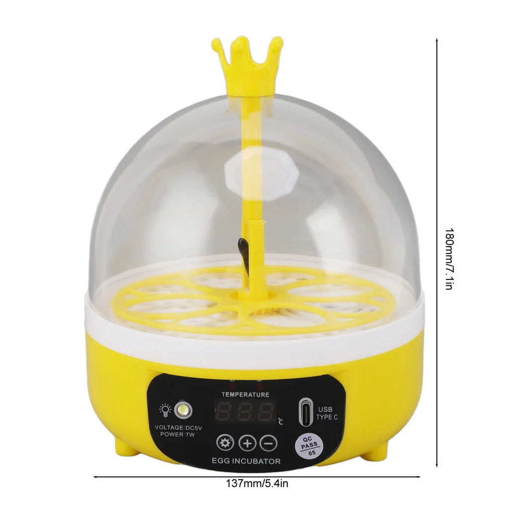 Digital Egg Candler Incubator Noiseless Automatic Temperature
