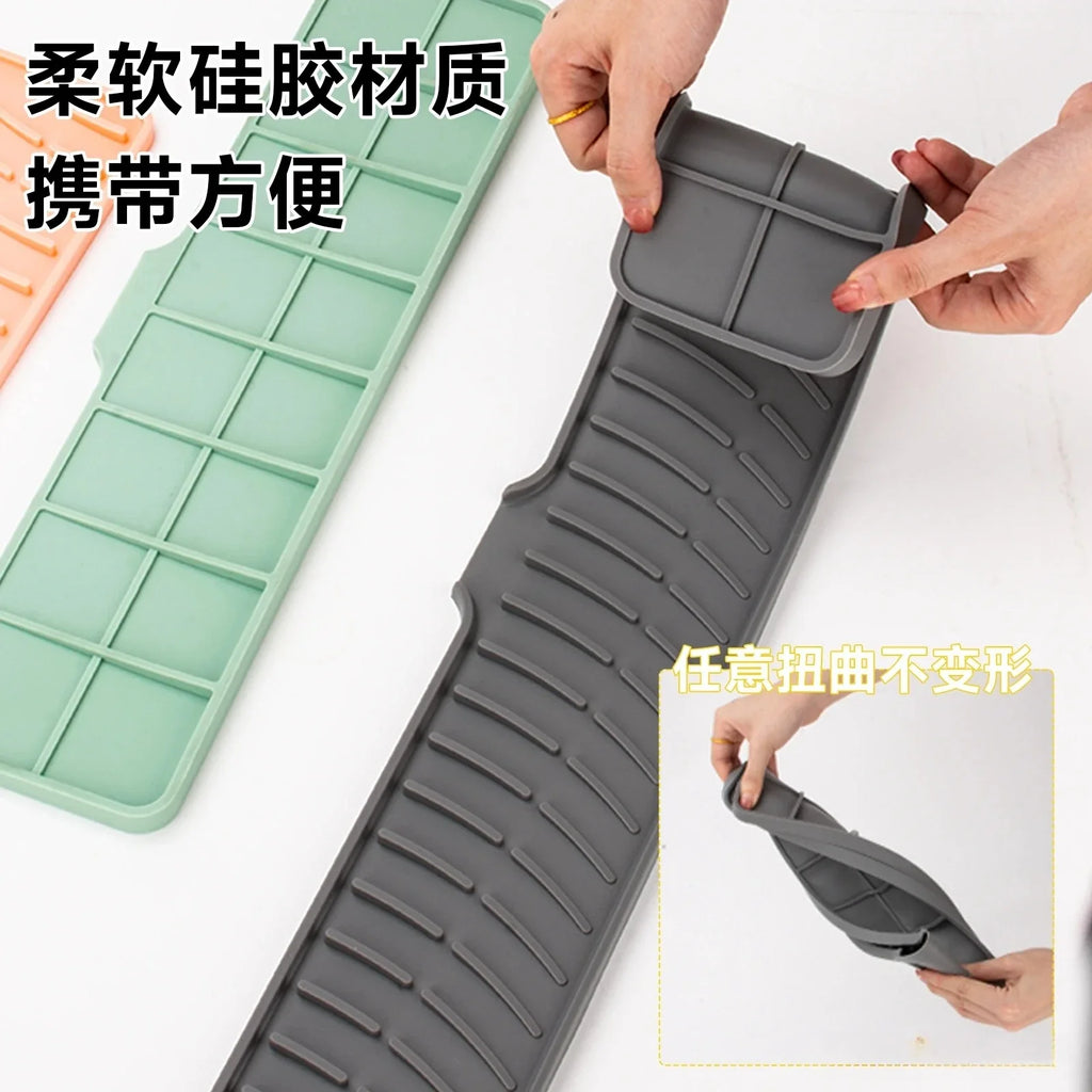 Silicone Sink Drain Mat | Splash Guard & Countertop Protector