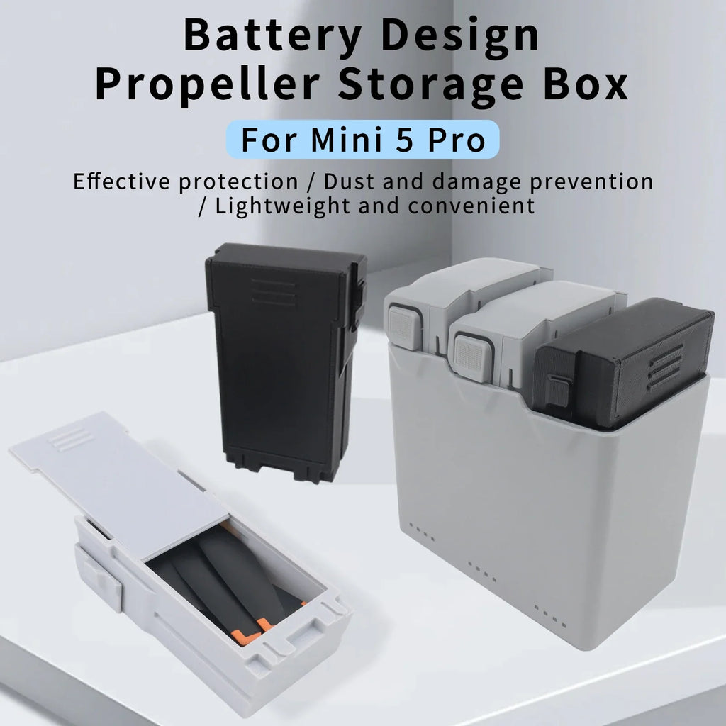 DJI Mini 5 Pro Propeller Storage Case – Lightweight & Dustproof