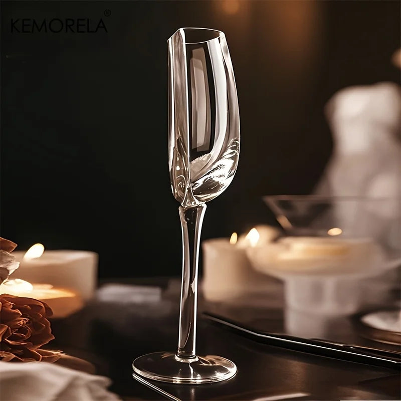 European Novelty Wine & Champagne Glass Set | KEMORELA 1/2 PCS